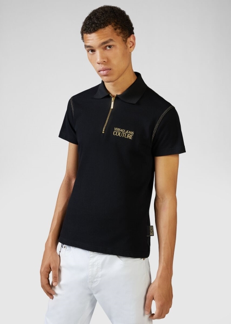 Tricou Polo Versace Versace Logo Barbati | EWSOARN-65